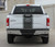 tailgate of F150 Truck Center Racing Stripes 150 CENTER 2015-2020