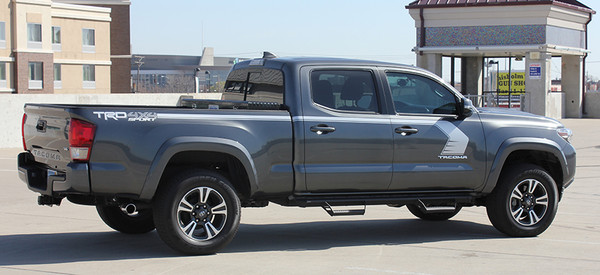 side of Toyota Tacoma Side Vinyl Graphics STORM 2015-2017 2018 2019