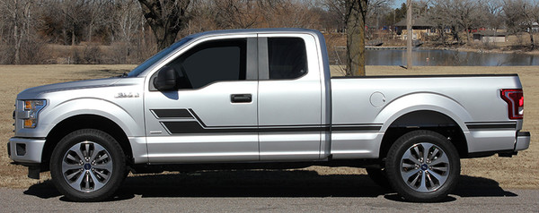 side of Ford F150 Door Vinyl Graphics ELIMINATOR 2015-2017 2018 2019 2020