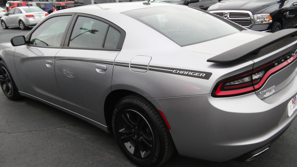 side of Dodge Charger Side Stripes RIVE 2015-2024 Ray's Auto Trim