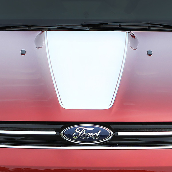 close up of Ford Escape Center Hood Stripes CAPTURE HOOD 2013-2017 2018