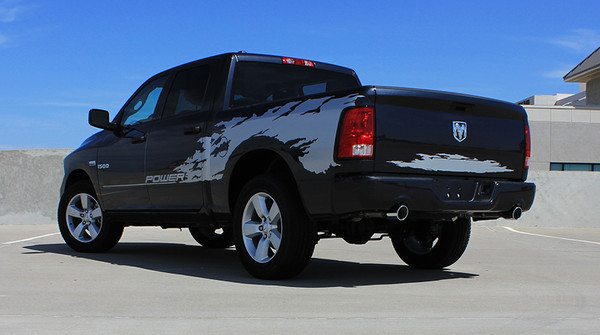rear angle of 2017 Dodge Ram Graphics Package RAGE RAM 2009-2017 2018
