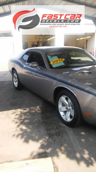 Dodge Challenger Body Side Decals CLASSIC TRACK 2010-2024