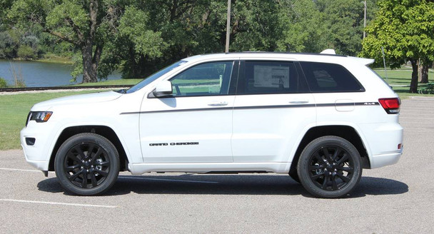 side of 2019 Jeep Grand Cherokee Side Decals PATHWAY 2011-2020