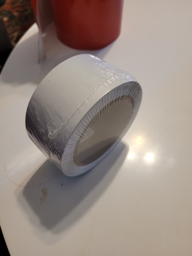 side of 2" Two Inch Wide SOLID Pin Stripe Auto Tape Decal Roll 50' Long