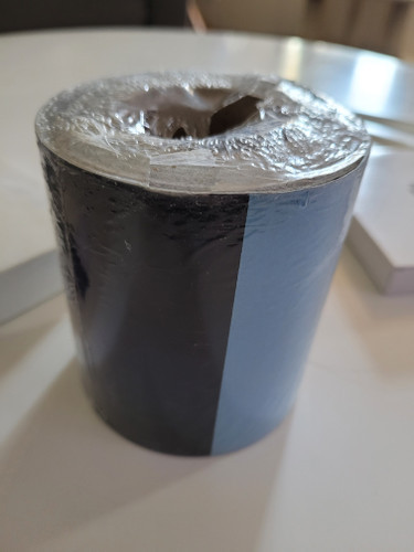 side of 4" Inch Wide SOLID Pin Stripe Automotive Tape Decal Roll Stripes 150' Long