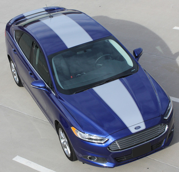 Ford Fusion Center Wide Stripes OVERVIEW RALLY 2013-2018
