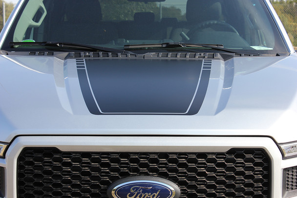 Ford F150 Hood Graphic Decals SPEEDWAY HOOD 2015-2018 2019 2020