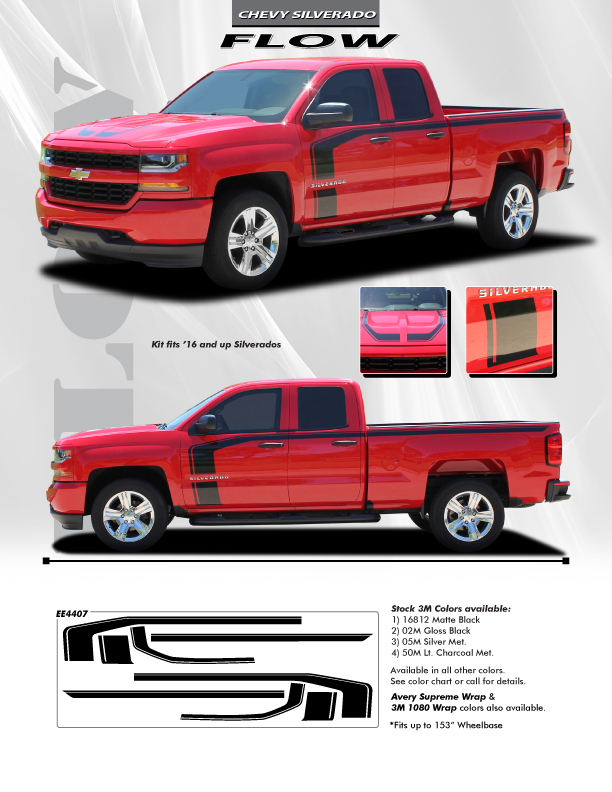 2017 Chevy Silverado Special Edition Graphics FLOW 2016-2018