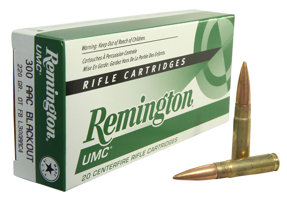 Remington Ammunition Umc, Rem 21422 L300aac4   Umc 300bo     220 Otfb