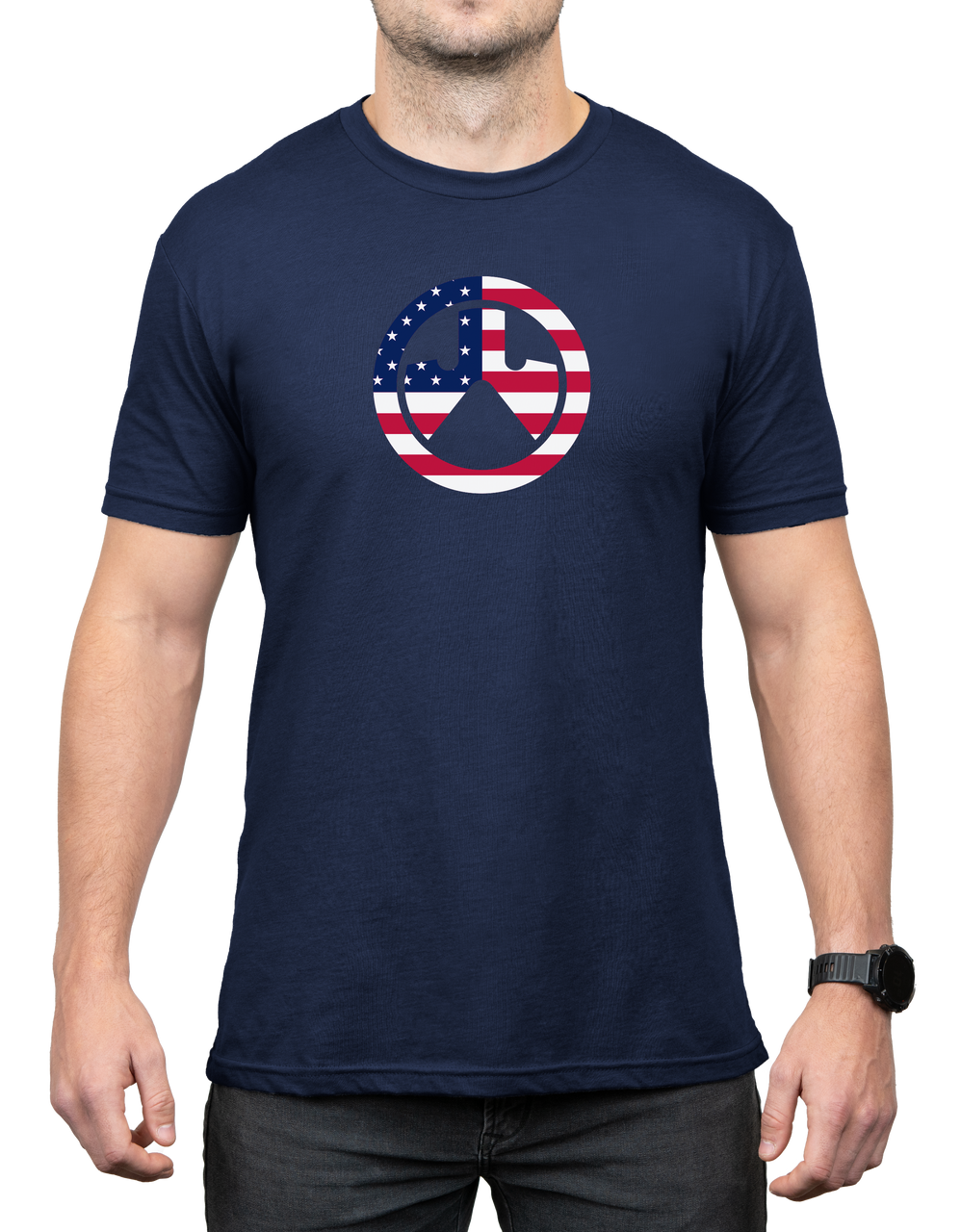 Magpul Industries Corp Independence Icon, Magpul Mag1281-410-s   Independence Icon Shirt Nvy