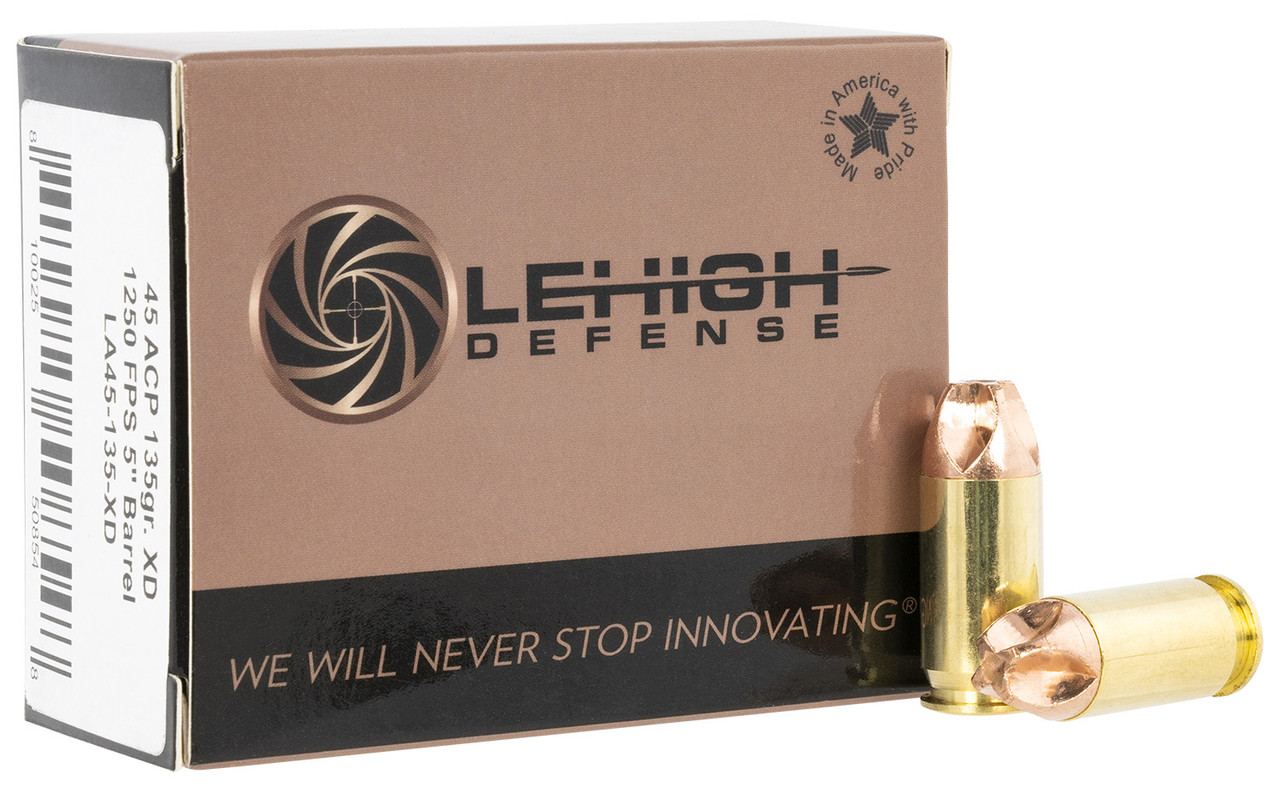 Lehigh Defense Xtreme Defense 45 ACP 135
