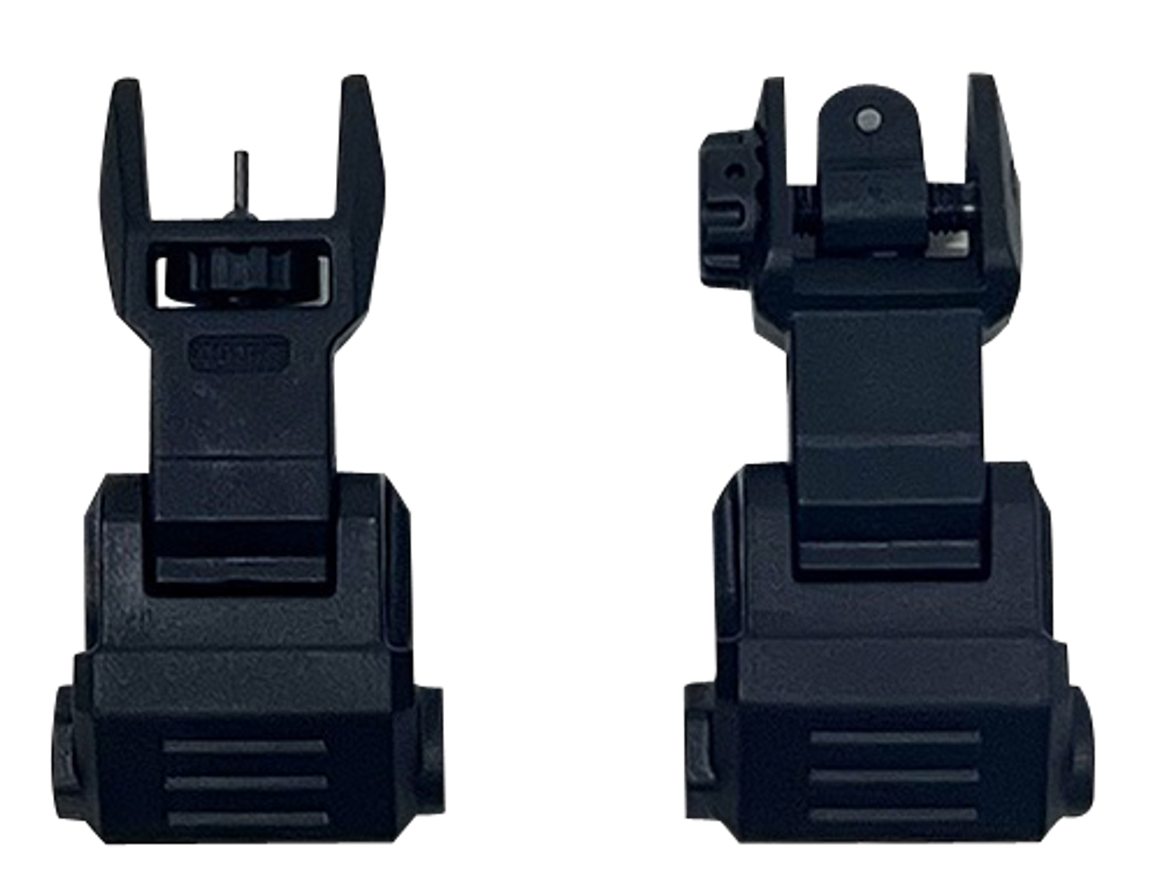 Ncstar Picatinny High Profile Front And Rear Sight Set, Nc Vg167         Ar Flip Up Frt & Rear Sgt High
