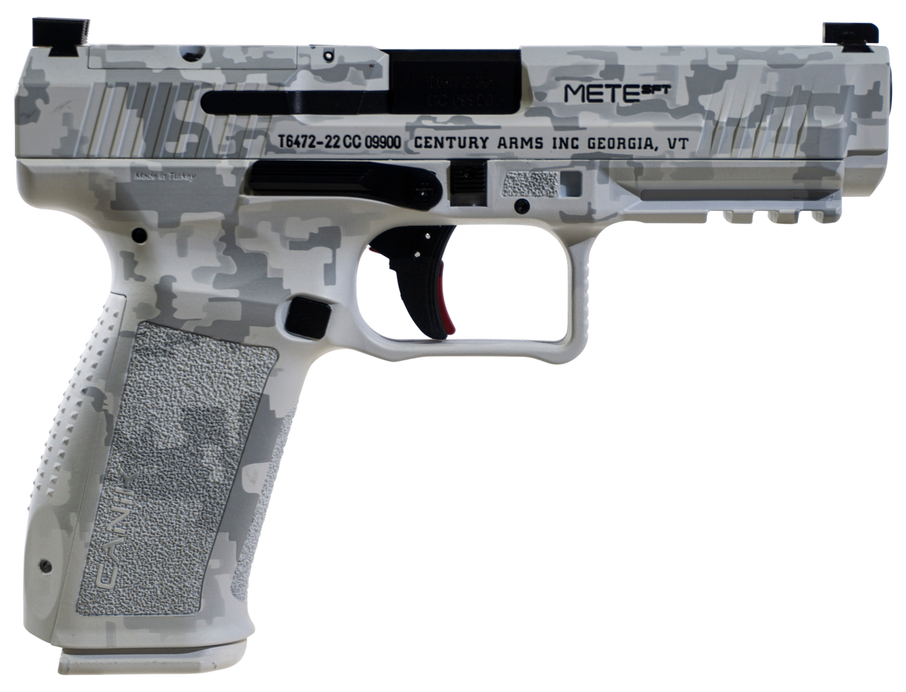 Canik HG5636AWDN Mete SFT 9mm Luger 18+1/20+1 4.46" Black Match Grade Barrel, Arctic Digital Camo