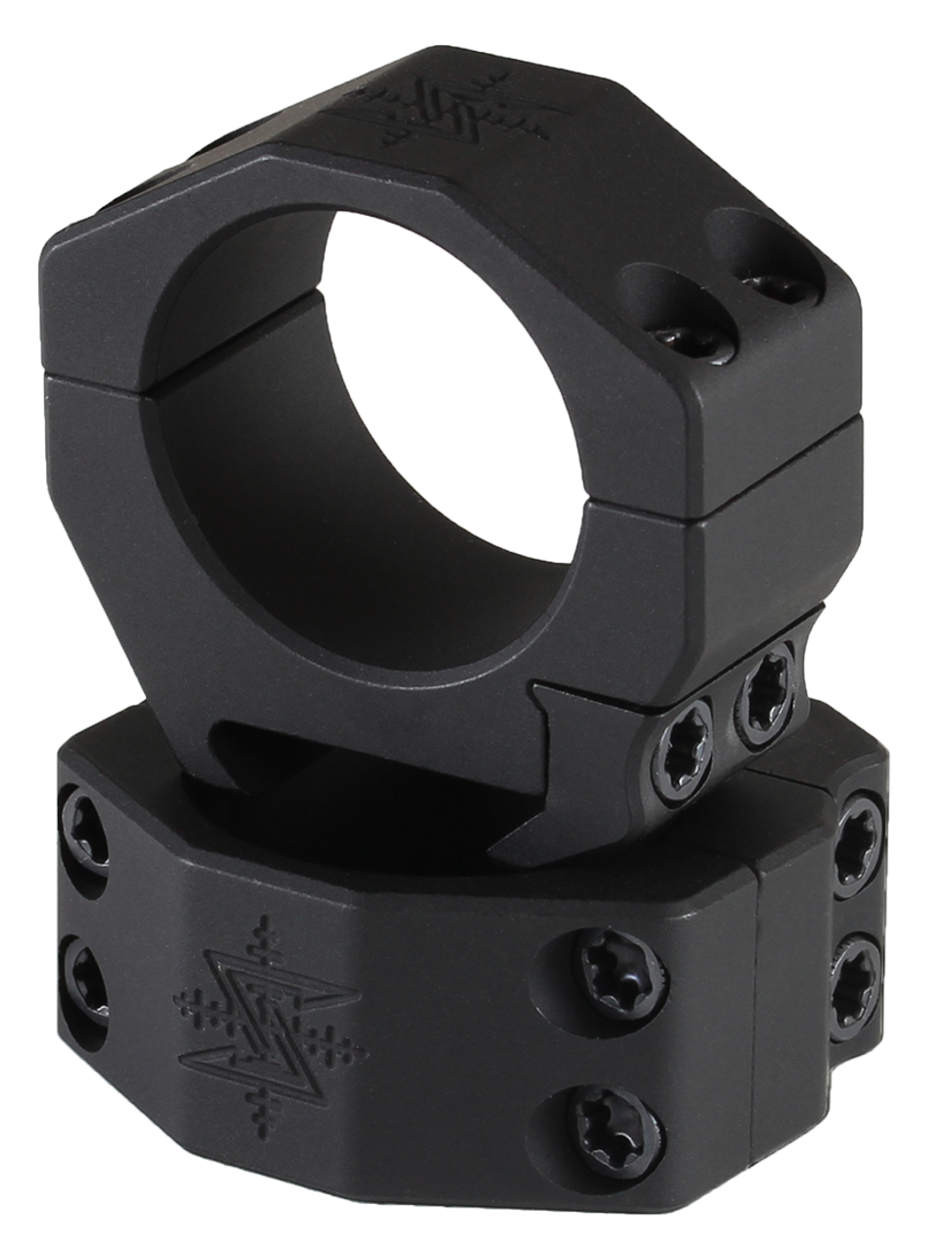 Seekins Precision 0010620018 Scope Rings Matte Black 30mm AR High