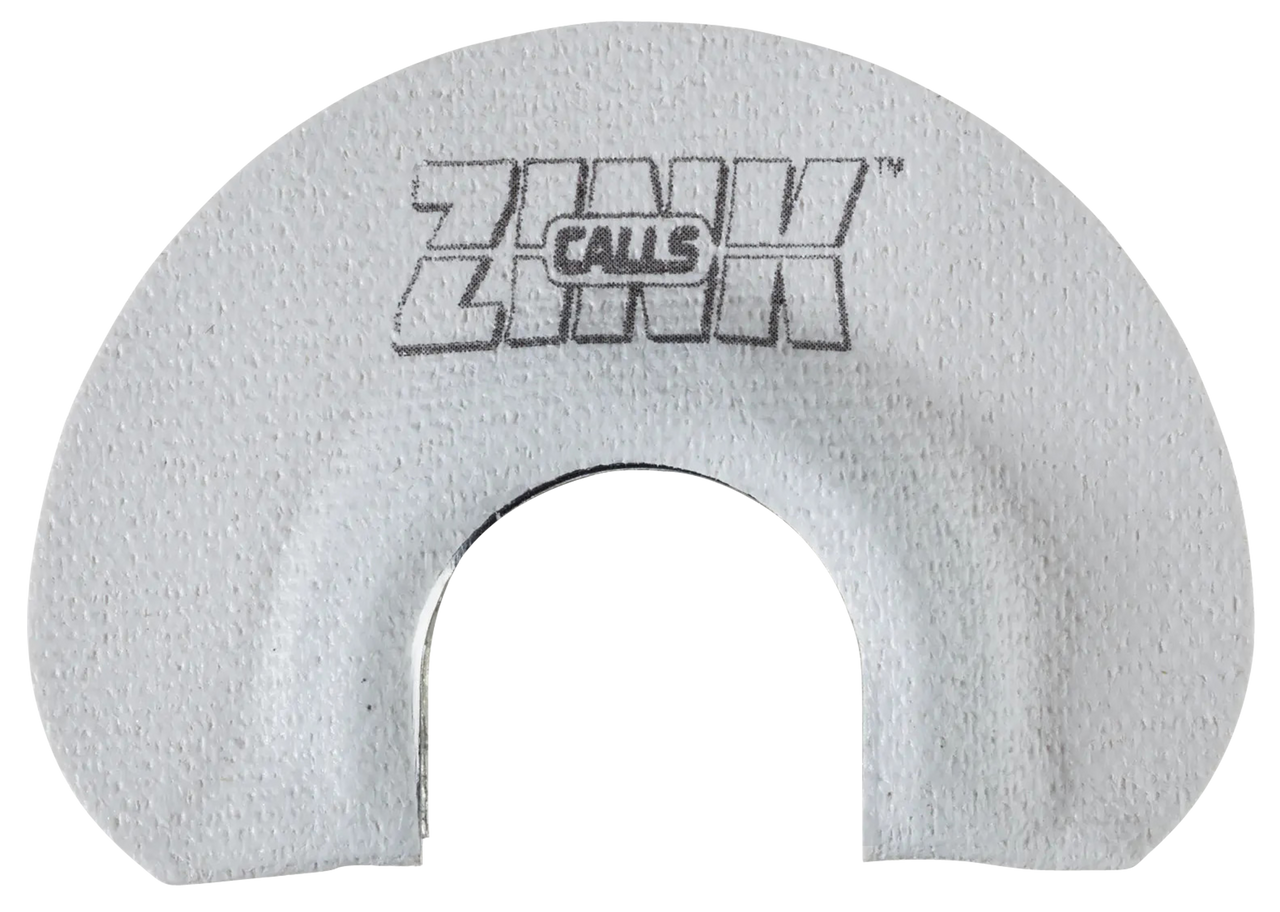 ZINK ZNKZNK312 Lucky Lady Diaphragm Call Triple Reed Turkey Sounds White V-Notch Cut