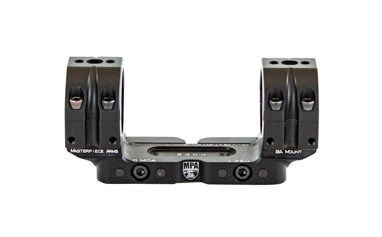 Masterpiece Arms Mpa Ba Bolt Action Mount, Mpa Bamount-30-1125   1-pc Mnt W/30mm 1.125" 0 Moa