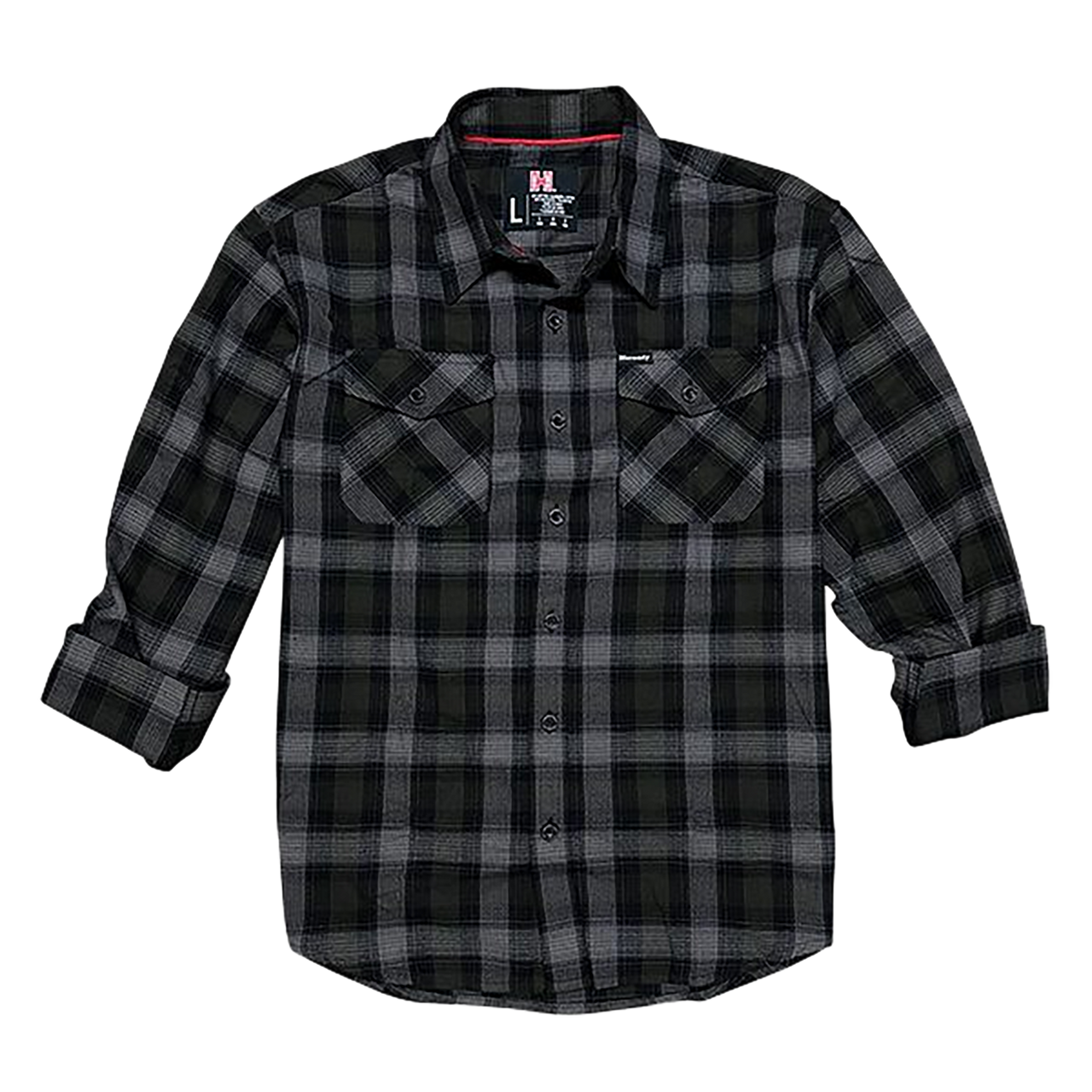 Horizon Design Flannel Shirt, Hdesign 32216  Hornady L/s Flannel        3x Olive