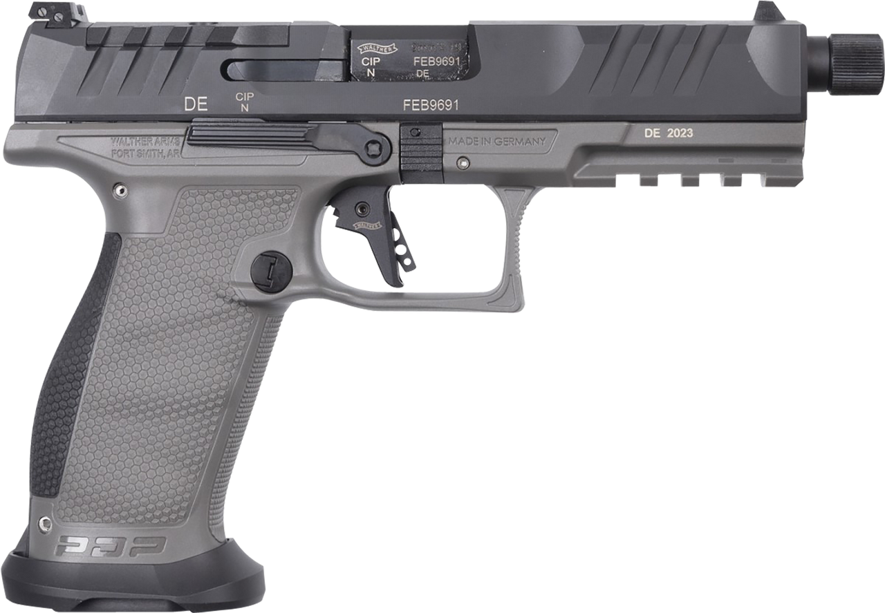Walther Arms Pdp, Wal 2877503 Pdp 9mm 5.1 Full Or Pro   Tun Gry 18rd