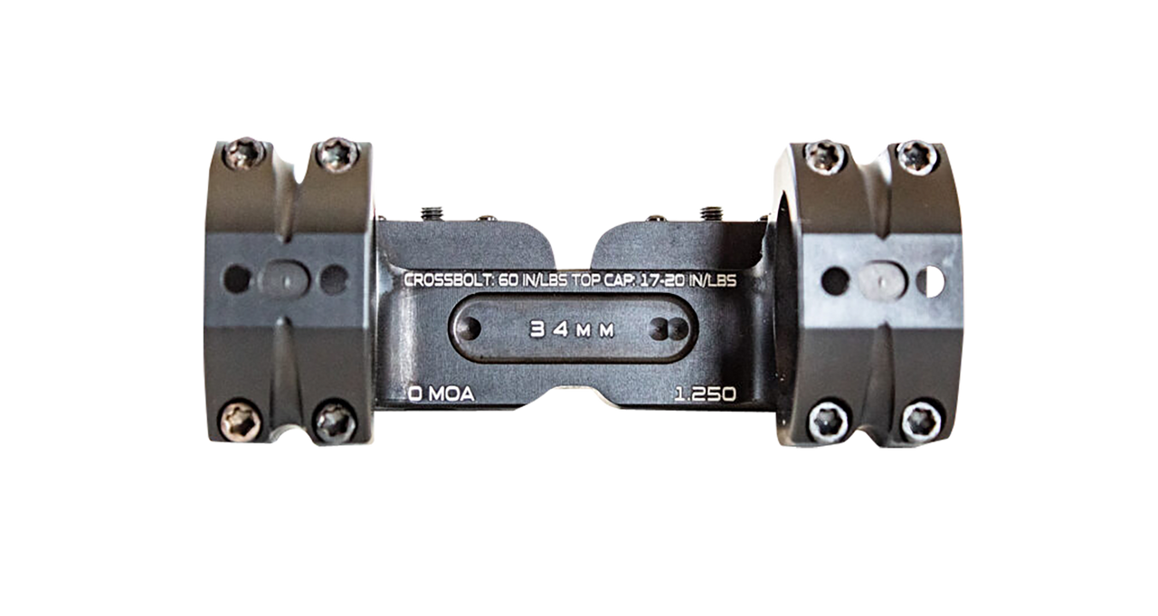 Masterpiece Arms Mpa Ba Bolt Action Mount, Mpa Bamount-34-1125   1-pc Mnt W/34mm 1.125" 0 Moa
