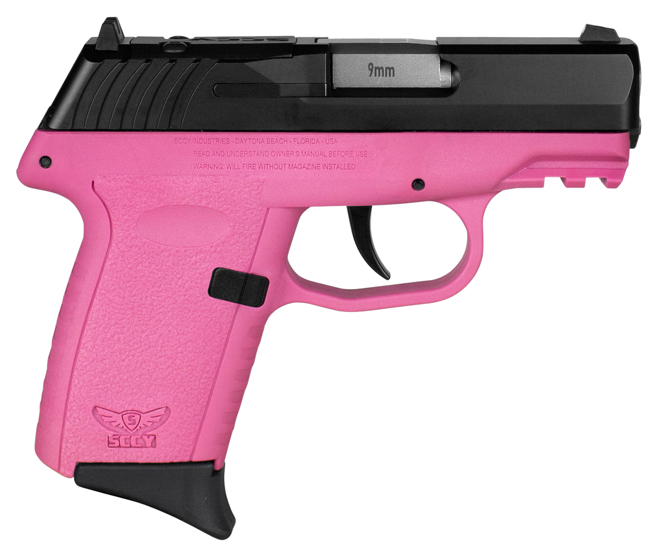 Sccy Industries Cpx-2, Sccy Cpx-2cbpkrdrg3       9mm 3.1  10r Ns  Blk/pnk