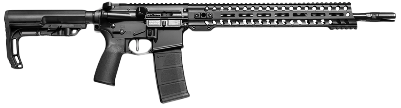 Patriot Ordnance Factory Minuteman, Pof 02045 Minuteman Di        13 13m Rail 556  Blk