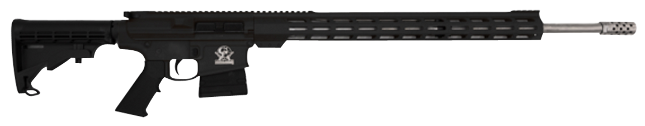 Great Lakes Firearms Ar-10, Glfa Gl10243ssblk    243  Ar10 Ss 24in 5rd