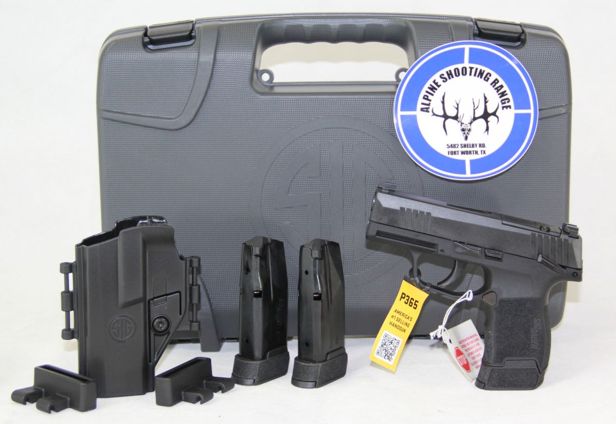 Sig Sauer P365 TACPAC Manual Safety Optic Ready 9mm pistol 365-9