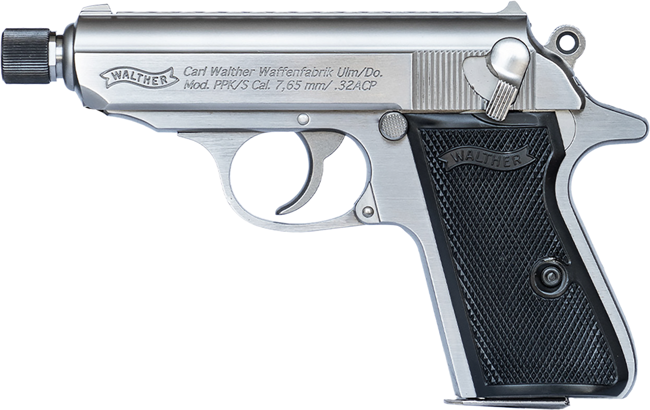 Walther Arms Ppk/s, Wal 4796044 Ppk/s 32acp 3.3 Sd Sts             7rd