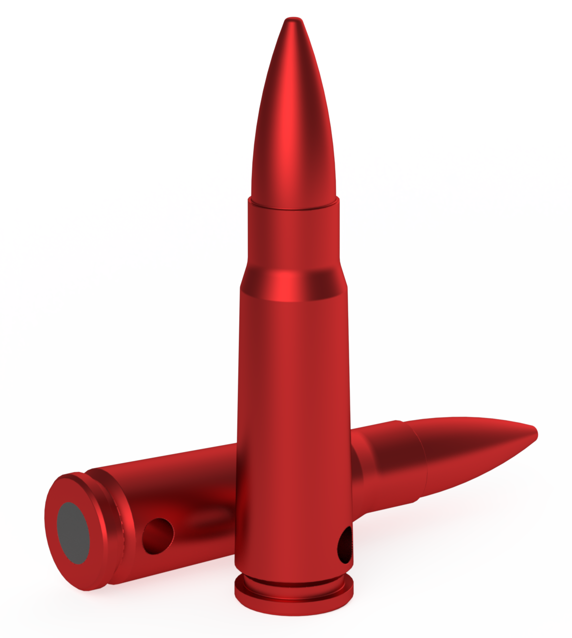 Birchwood Casey BC-DCTR-762 Duracap Training Rounds 7.62X39 Aluminum 4PK