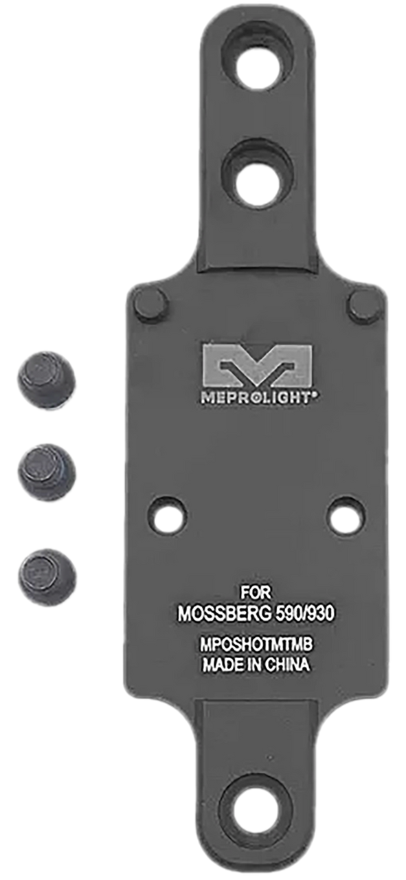 Meprolight USA 901141042 Optics Plate Shotgun Matte Black Aluminum Mossberg 930/590, RMR Footprint Meprolight USA 901141042 Optics Plate Shotgun Matte Black Aluminum Mossberg 930/590, RMR Footprint