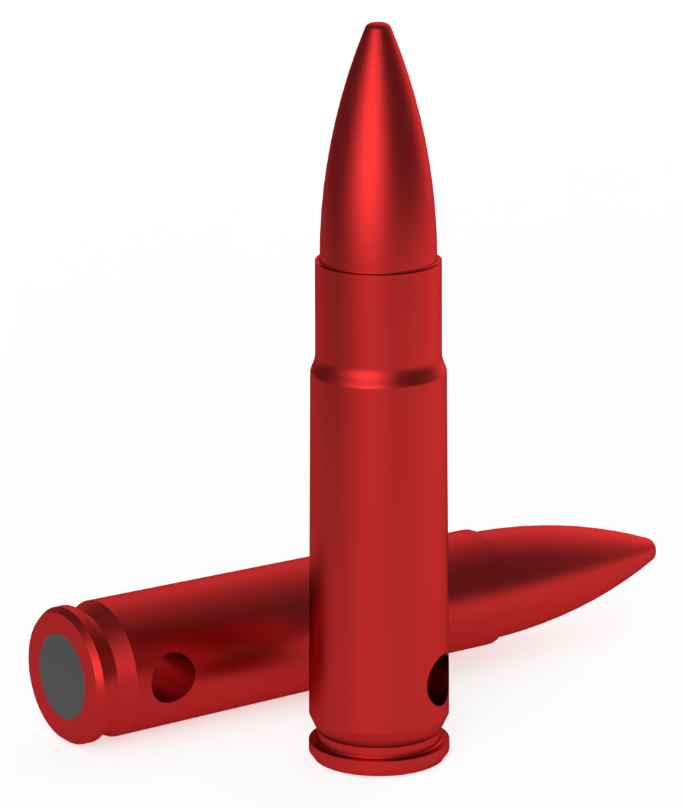 Birchwood Casey BC-DCTR-300BO Duracap Training Rounds 300Blackout Aluminum 6PK