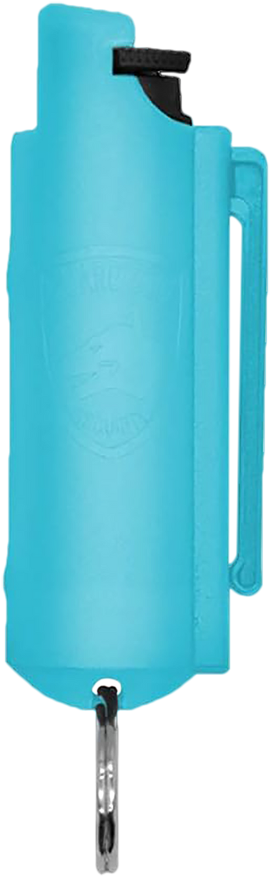 SKYLINE USA INC PSGDQALBL  Quick Action Red Pepper 16 ft Blue Includes Belt Clip/Keychain