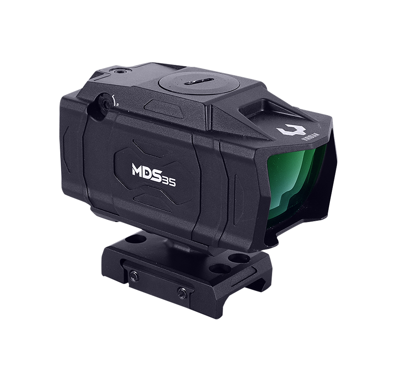 Viridian 981-0128 MDS35  Black Anodized 1 x 36 mm 3 MOA Green Dot