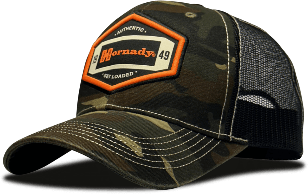 Hornady Gear 32830   Camo Trucker Hornady Patch