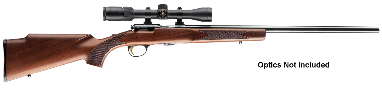 Browning 025176204 T-Bolt Target/Varmint 22 WMR 10+1 22" Heavy Target Barrel, Polished Blued Steel Receiver, Satin Black Walnut Stock With Monte Carlo Comb, Optics Ready, Scope NOT Included
