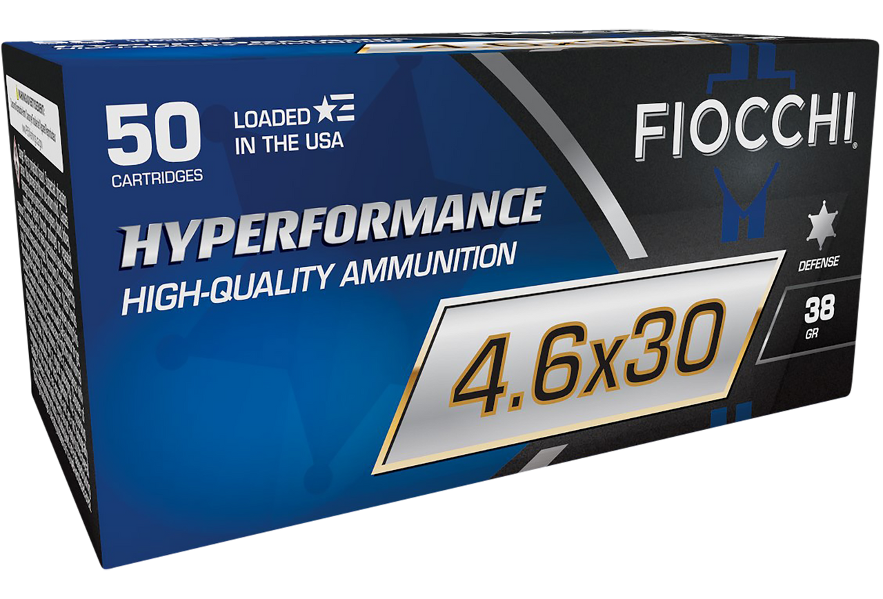 Fiocchi 46EXD Hyperformance  4.6x30mm 38gr Tipped Hollow Point 50 Per Box/20 Case