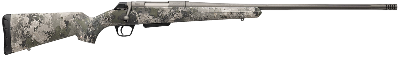 Winchester Repeating Arms 535800230 XPR Extreme 223 Rem 5+1 26" Tungsten Cerakote Fluted Threaded Barrel & Drilled & Tapped Steel Receiver, Fixed TrueTimber VSX Synthetic Stock