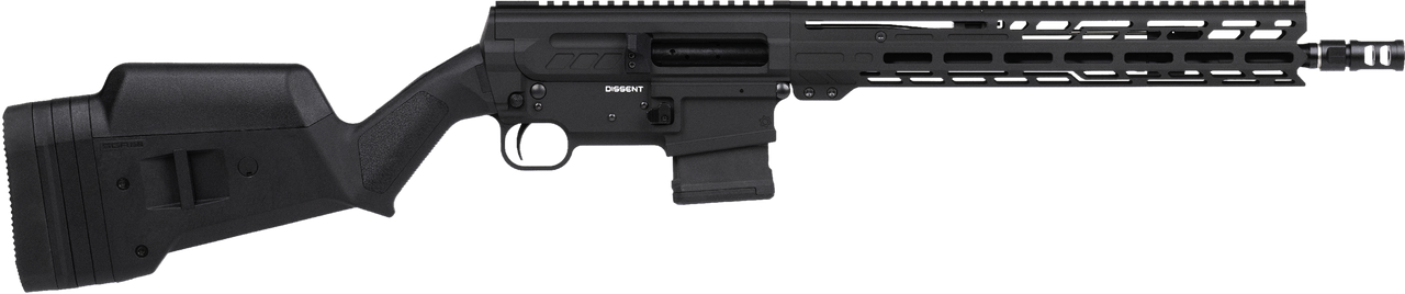 CMMG 55A080BAB Dissent BR4 *CA Compliant 223 Rem/5.56 NATO 10+1 14.50" Black Armor Cerakote Aluminum Receiver, Magpul SGA Stock, Zeroed Drop-In Single Stage Trigger