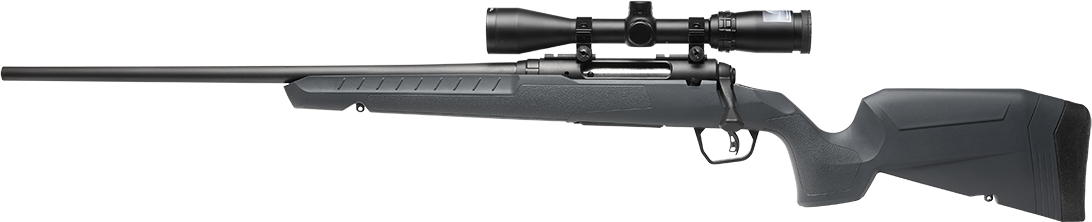 Savage Arms 32214 Axis 2 XP Combo 30-06 Springfield 4+1 22" Black Sporter Barrel, Black Drilled & Tapped Steel Receiver, Fixed Gray Synthetic Stock, Left Hand, Boresighted 3-9x40