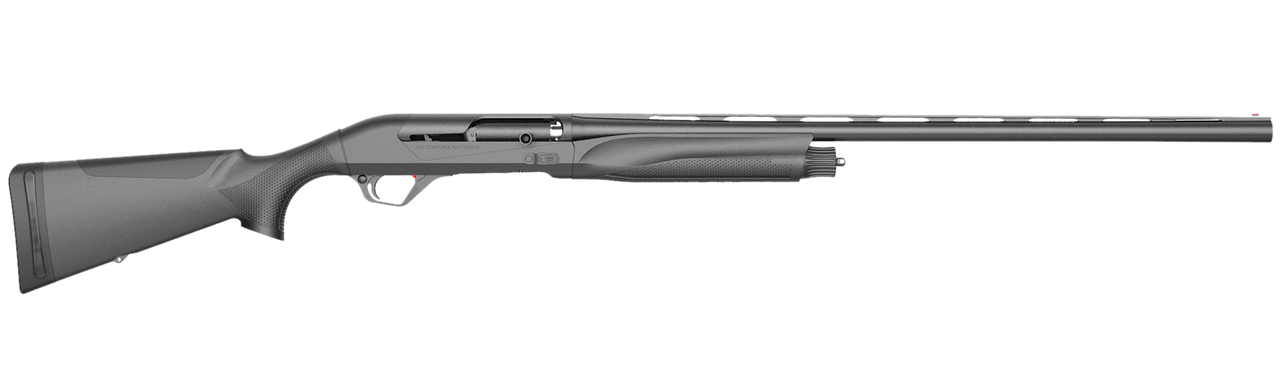 Retay USA ACEBLK26 Ace  Full Size 12 Gauge Semi-Auto 3.50" 3+1 26" Extra Black Vent Rib Barrel, Extra Black Drilled & Tapped Steel Receiver, Adj Shim Black Synthetic Stock, Ambidextrous