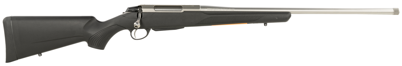 Tikka JRTXB31422MT T3 Lite Full Size 22-250 Rem 3+1 22.40" Stainless Threaded Barrel, Drilled & Tapped Stainless Steel Receiver, Fixed Black Synthetic Stock, Right Hand