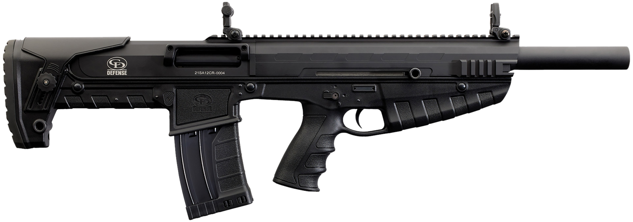 Charles Daly 930409 N4S Bullpup 12 Gauge Semi-Auto 3" 5+1 18.50" Matte Black Steel Barrel, Matte Black Aluminum Receiver w/Picatinny Rail, Adj Comb Synthetic Stock, Black Grip