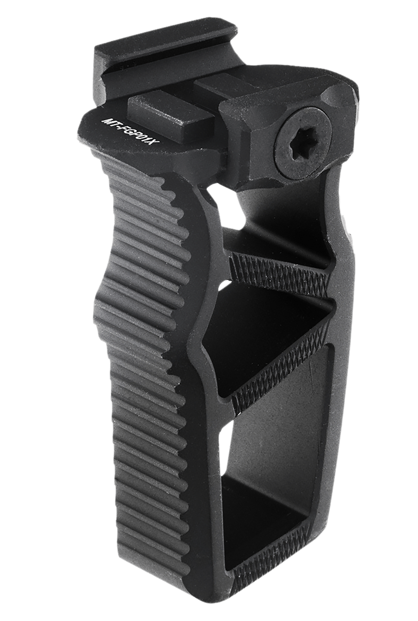 Leapers MTFGP01X Ultra Slim Foregrip  Matte Black Anodized Aluminum