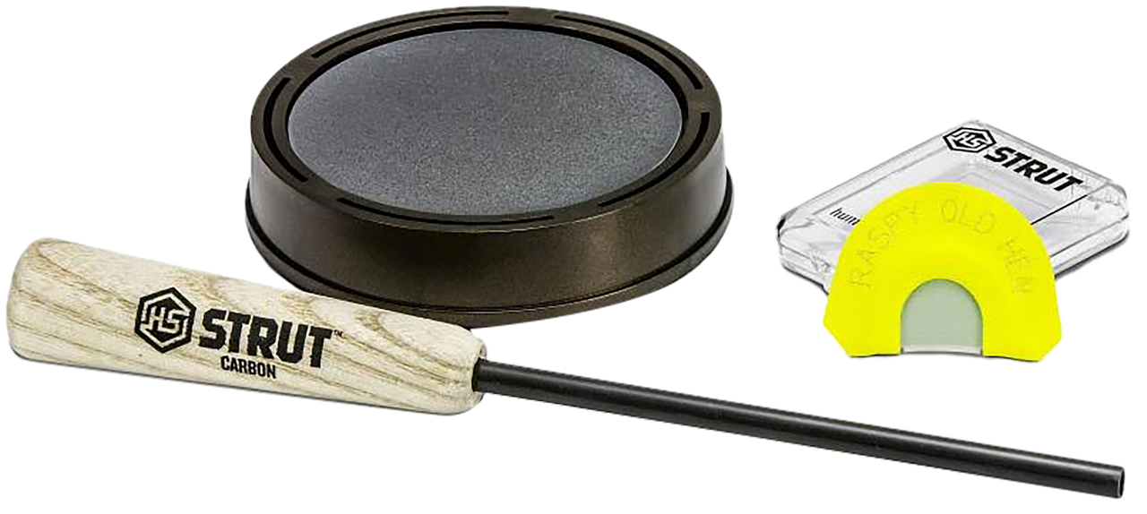 Hunters Specialties HSSTR07010 Raspy Old Hen Wild Turkey Call Turkey Sounds Slate