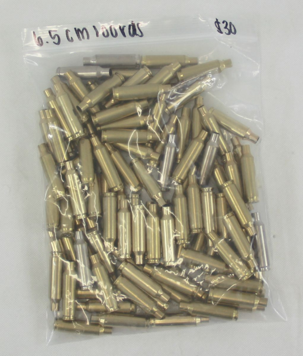 Cleaned 6.5 Creedmoor Reloading Brass - 100 pieces