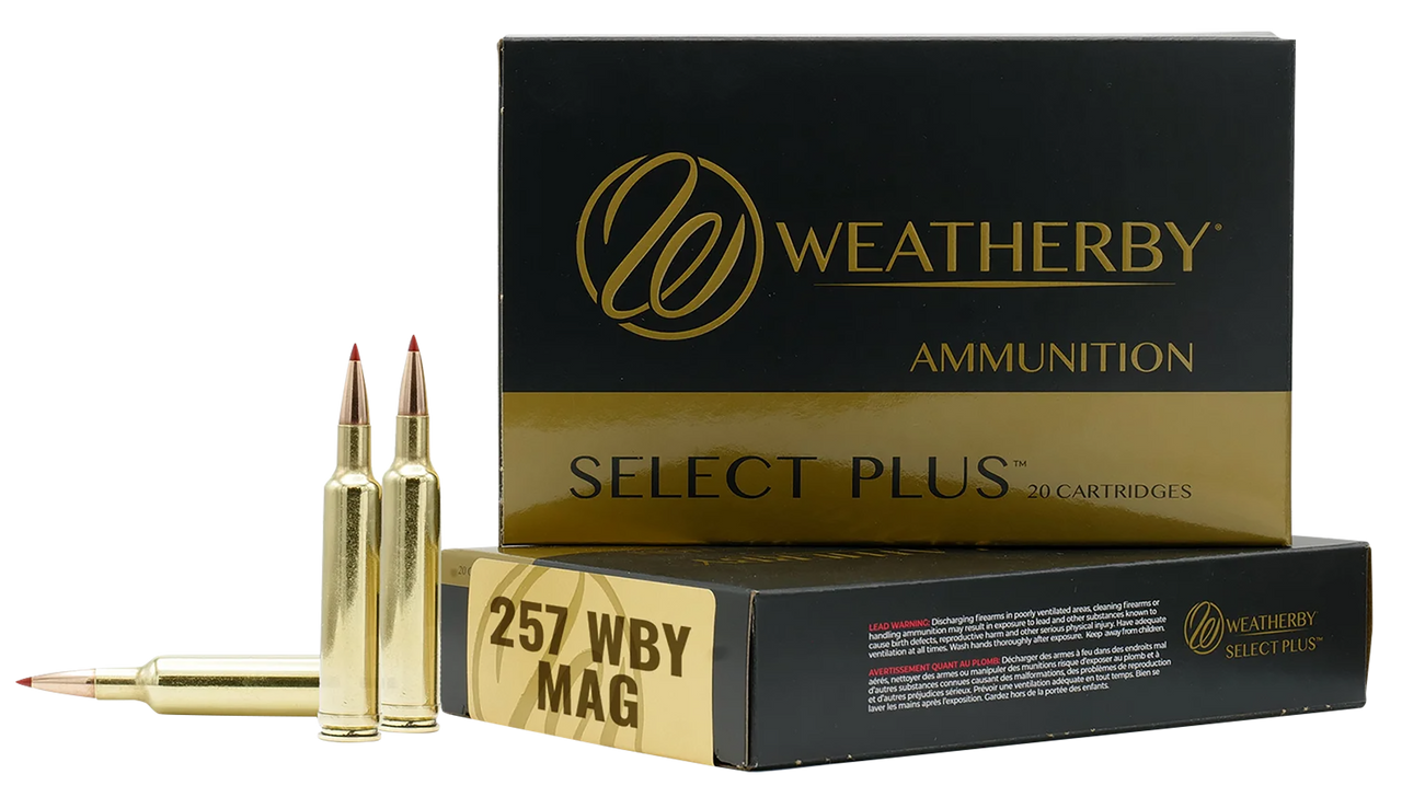 Weatherby M25792HCB Select Plus  257WthbyMag 92gr Hammer Custom 20 Per Box/10 Case
