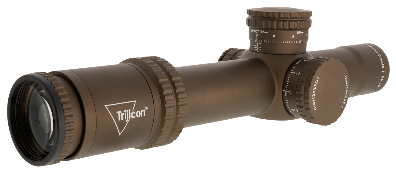 Trijicon 2900055 Credo  Coyote Brown 1-8x 105.80-13.20ft @100yds 34mm Tube