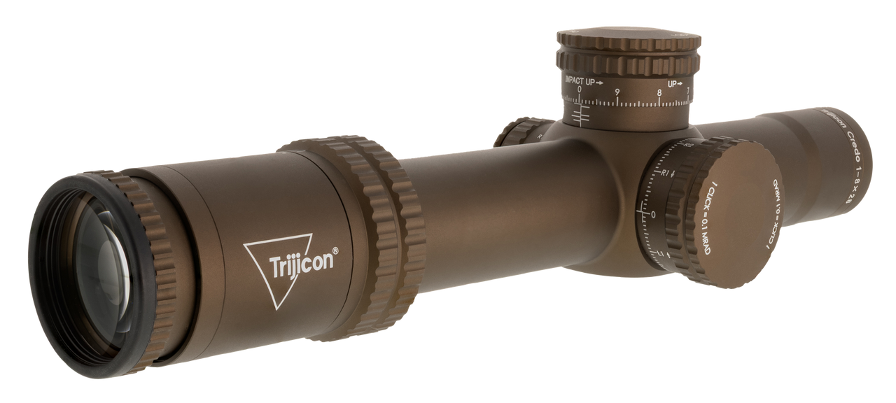 TRJ 2900056 CREDO 1-8X28 FFP RFLSCOPE MRAD COY