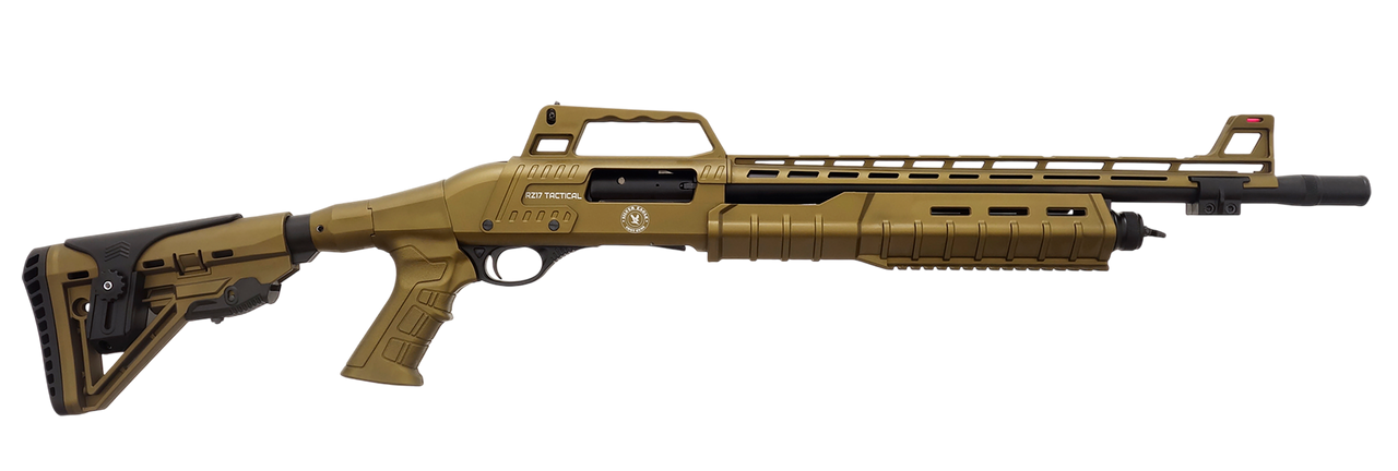 Silver Eagle Arms RZ17TACSB RZ17  12 Gauge Pump 4+1 18.50" Black Bronze Steel Barrel,  Bronze Receiver, Bronze Synthetic Stock, Picatinny Rail Forend, Bronze Polymer Grip